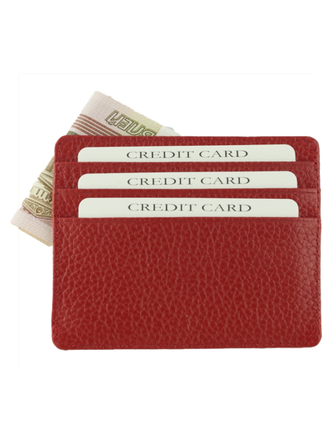 Кардхолдер QOPER Credit card holder red