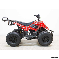 Квадроцикл GreenCamel Gobi K51 (30Ah 36V 800W R7 Цепь) быстросъем, ножной тормоз, красный паук