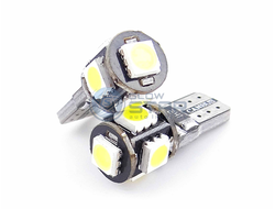 Светодиодная лампа T10-5050-5SMD Canbus, 1шт