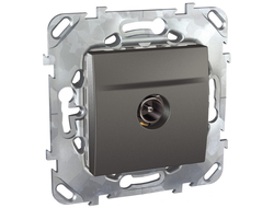 Телевизионная розетка одиночная Schneider Electric Unica Top, цвет - графит