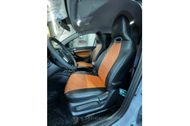 LADA Vesta [литой модуль] (экокожа ромб, черный+коричневый)