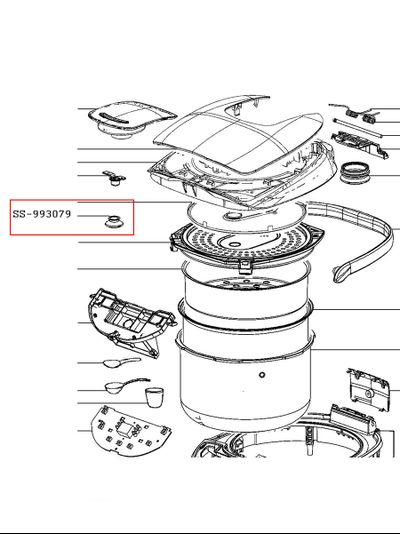 Уплотнитель клапана мультиварки Moulinex