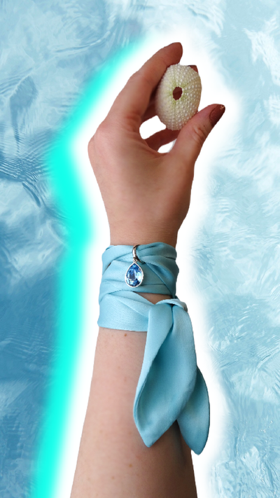 Шарф шелковый AQUA Collection