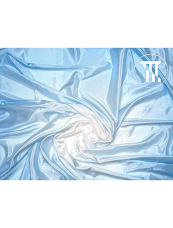 Перлшифон градиент, цв. Белый + Нежно-голубой (R=75см)