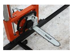 Пилорама шинная на базе цепной бензопилы Stihl MS, от