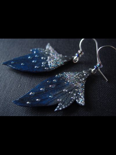 Серьги с крылышками феи Грёз