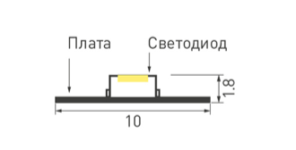 Лента Arlight RT-A240-10mm 24V White-MIX (19.2 W/m, IP20, 3528, 5m)