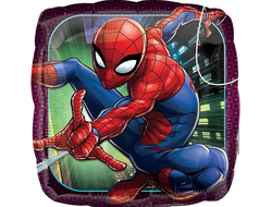 Подушка Человек паук без надписи (размер 43см)
