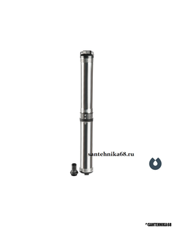 Погружной скважинный насос UNIPUMP MIDI-1 3,5" (0,55 KВТ, ДО 3000 Л/ЧАС,НАПОР ДО 63М, ЭЛ ПРОВОД 30 М)