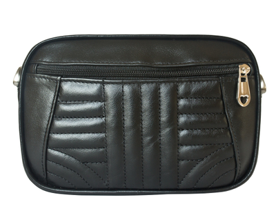 Кожаная женская сумка Barletta black (арт. 8026-01)