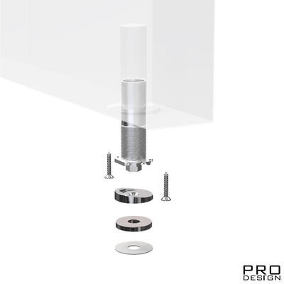 Упор Armadillo (Армадилло) дверной скрытый MAX INOX