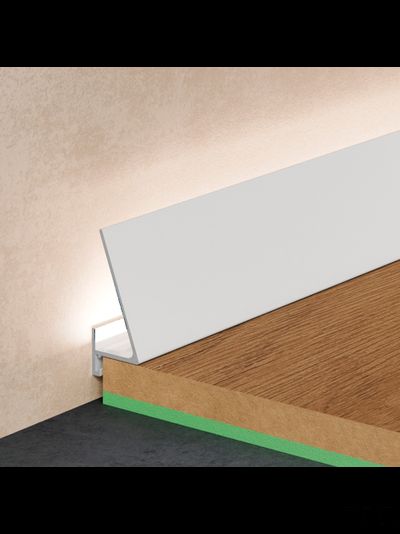 Плинтус Pro Design Corner 570 Белый муар