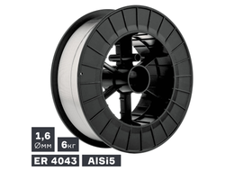Проволока сварочная MIG, алюминий ER 4043 (AlSi5), Ø 1,6 мм, 6 кг