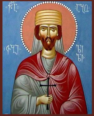 Або Тбилисский, Святой мученик. Рукописная православная икона.