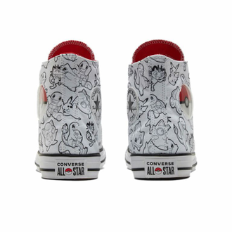 Кеды Converse x Pokemon Poke Ball высокие