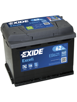 АККУМУЛЯТОР АВТОМОБИЛЬНЫЙ EXIDE EXCELL EB621 L+ 62Ah 540А (En)