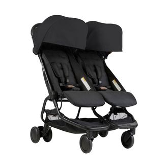 Коляска прогулочная для двойни Mountain Buggy Nano Duo Black