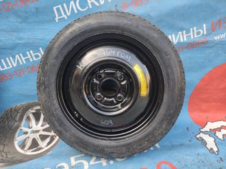 № Б609. Запасное колесо R15 4х114.3 Dunlop 135/80R15 Honda