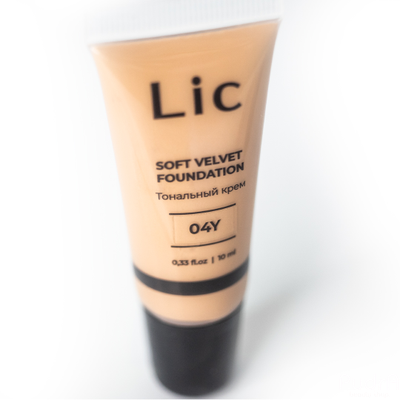 Lic Крем тональный мини-версия Soft Velvet Foundation Mini version тон 04Y 10 мл