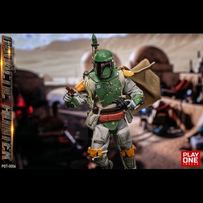 Боба Фетт (Звездные Войны, Star Wars: The Empire strikes back) - Коллекционная фигурка 1/12 SCALE Galactic Hunter (POT-0006) - Play One twelve
