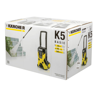 Минимойка KARCHER (КЕРХЕР) K 5 Basic, мощность 2,1 кВт, давление 20-145 бар, шланг 8 м, 1.180-580.0