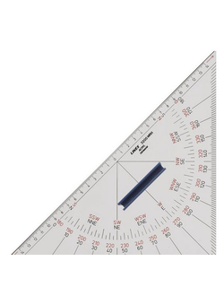 Угольник-транспортир навигационный Linex 2800 MRH 090600 280мм с ручкой