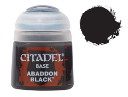 Citadel: Краска Base: Abaddon Black