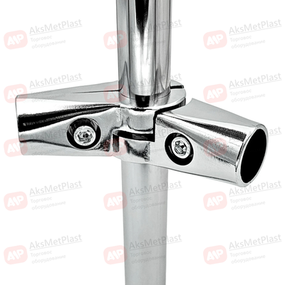 UNO-22 Соединитель поворотный усиленный для 3-х труб, системы Joker-Uno d=25 мм, цвет: хром