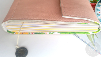 скетчбук, скетчбук купить, блокнот ручной работы, блокнот из розовой кожи, подарок для девушки