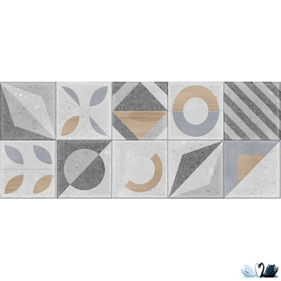Плитка настенная Gracia Ceramica Supreme multi wall 25 х 60 см пэчворк