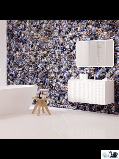 Керамогранит Staro Palacio Rock Azul 60х120 см глянцевый high gloss