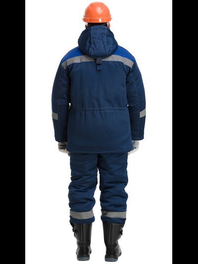 Куртка ЧИКАГО-ЗИМА, синий/василёк, СОП (РАСПРОДАЖА)