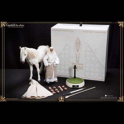 Гэндальф Белый (Властелин Колец, Lord of the Rings) - КОЛЛЕКЦИОННАЯ ФИГУРКА 1/6 GANDALF THE WHITE (LOTR003) - Asmus Toys