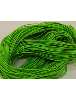 Резинка шляпная, 1,5 мм цвет ярко зеленый