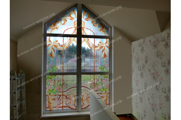 Витражная пленка на стекло, альтернатива шторам