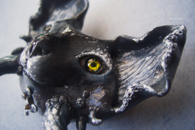 Коллекционная брошь с морским котом "Глубоководный Дэйви Кош"