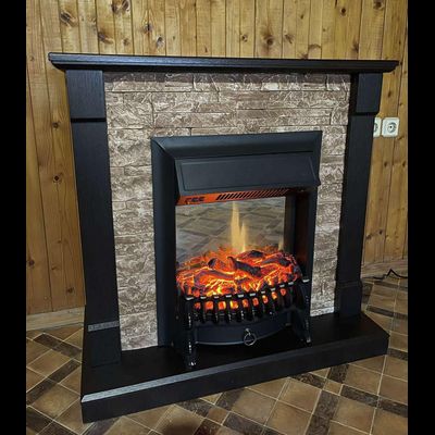 Электрокамин Моника BL M4 с очагом Fobos