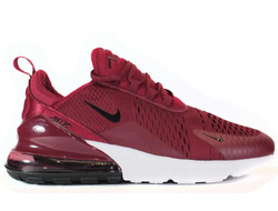 Nike Air Max 270 бордовые с белым