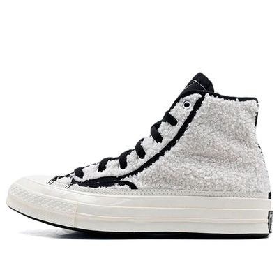 Купить зимние кеды Converse Chuck 70 Sherpa белые высокие 172006C на официальном сайте