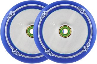 Продажа колес UrbanArtt (Blue/Silver) для трюковых самокатов в Иркутске