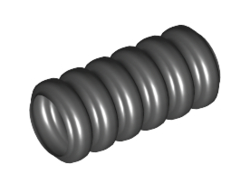 Hose, Ribbed 7mm D.  2L / 1.6cm, Black (78c02 / 4113299 / 4296147 / 6253278)