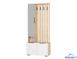 Прихожая Сандра ПР-03 крафт/белый 802*1826*350