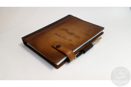 Мужской блокнот из натуральной кожи, кожаный ежедневник, ежедневник ручной работы, ежедневник спб
