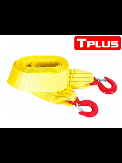 Буксировочный ремень 8/13 т 6 м Крюк/Крюк, Tplus (Россия)