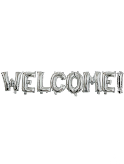 Набор Шаров-Букв Welcome, cеребро (надутый 2500)