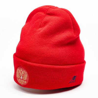 Шапка РОССИЯ красная 11330