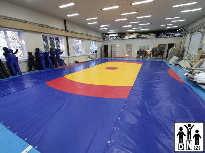 Покрышка борцовская плотность 630гр*м2 одноцветная люверсы (цена за 1 м2) DNN