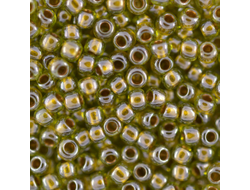 Toho 11/0 - 5г - 991 Окрашенный изнутри перидот с внутренней позолотой
