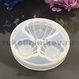 Форма для эпоксидной смолы "Ракушки"