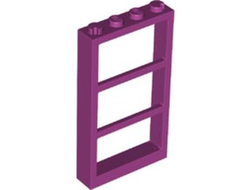 Window 1 x 4 x 6 with 3 Panes, Magenta (57894 / 6377843)